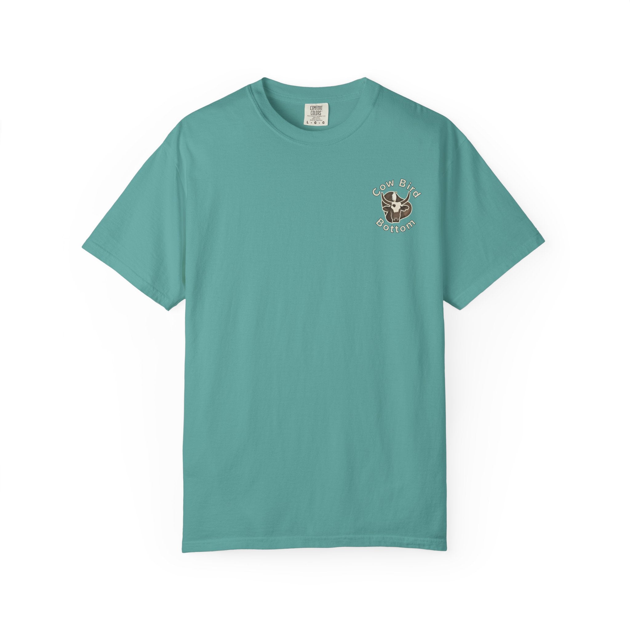 T-Shirt — "Southern Style" Cow Bird Bottom Graphic Tee