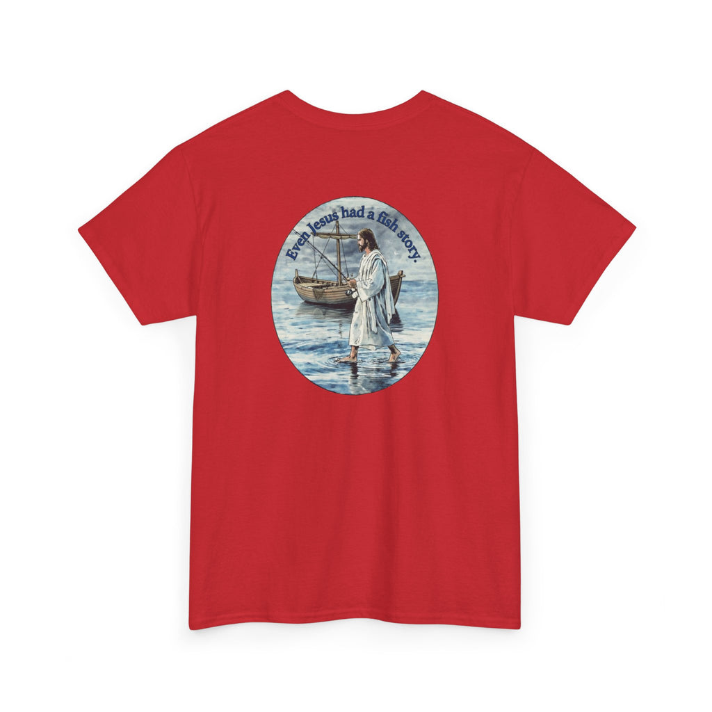 Christian Fishing T‑Shirt logo on back