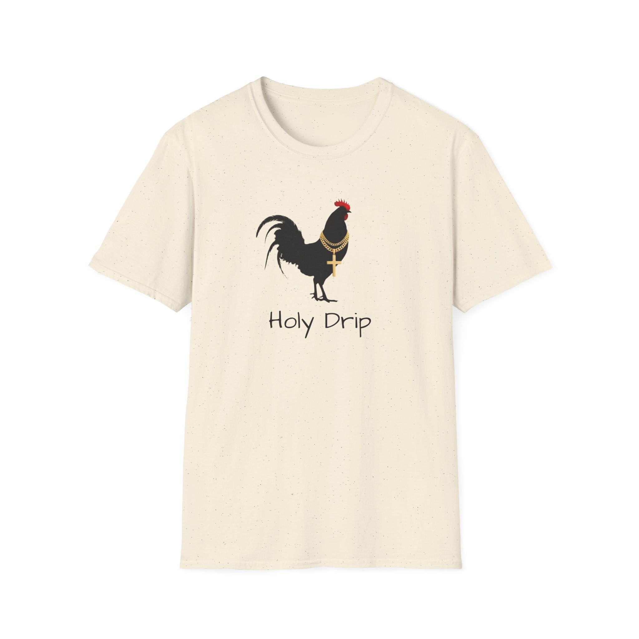 Rooster Graphic T-Shirt — "Sanctified and Still Strutting" Christian Farmhouse Tee