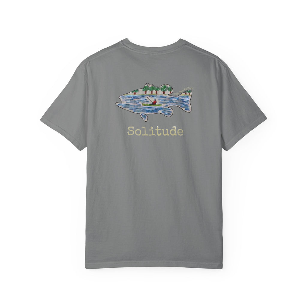 Solitude Fish Graphic T-Shirt — Outdoor Fishing Nature Tee
