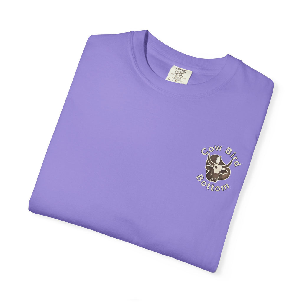 T-Shirt — "Southern Style" Cow Bird Bottom Graphic Tee